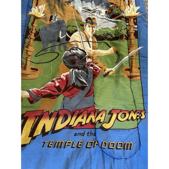 Vintage 1984 Indiana Jones And The temple Of Doom Sleeping Bag main image 6